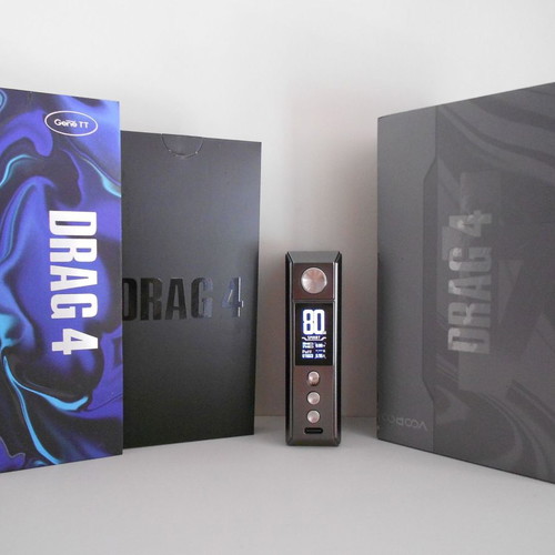 Voopoo Drag 4 Box Mod 177W new Gunmetal Ocean Blue