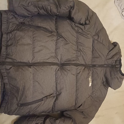 The North Face children's reversible jacket XL, black and grey