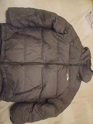 The North Face children's reversible jacket XL, black and grey