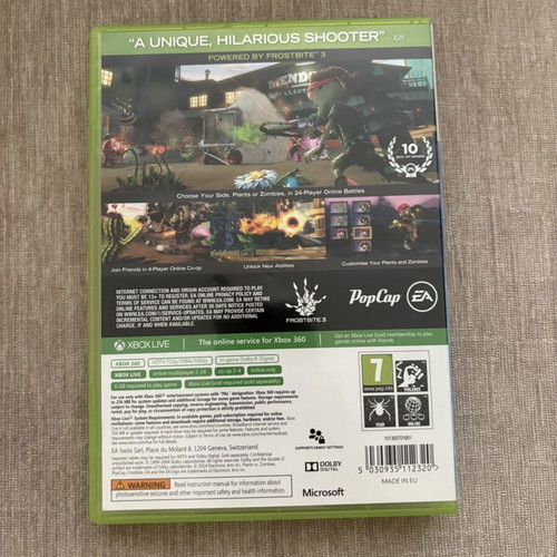 Plants vs Zombies Garden Warfare Xbox 360 used English version
