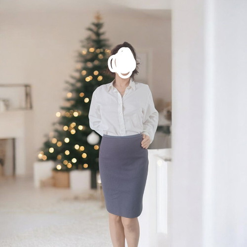 Marc Cain Pencil Skirt like new, Medium-Large, Wool & Cashmere
