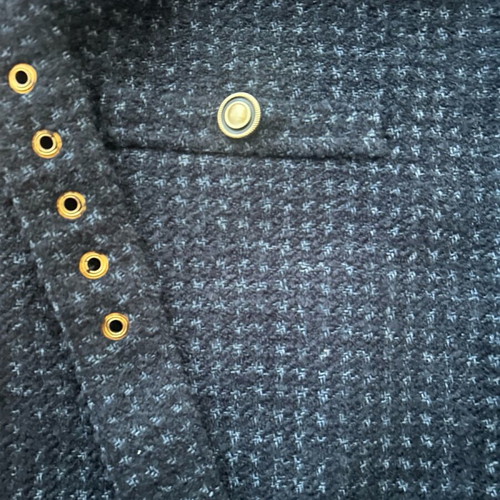 Zara tweed dress new, short with integrated belt blue