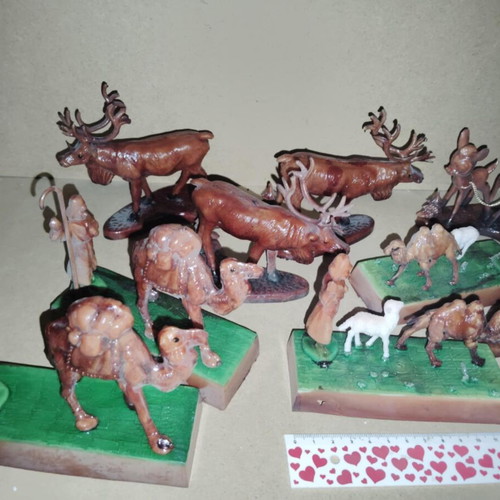 Christmas ornaments used, Greek 60s-70s vintage