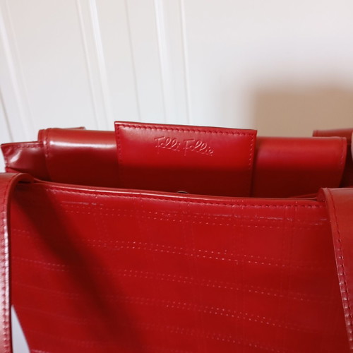 Folie folie leather shoulder bag like new, red