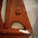 Wall ceramic decorative ship used