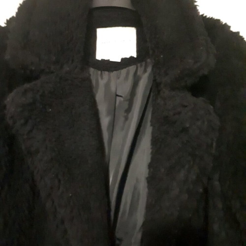 Black teddy coat American Eagle used