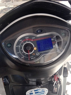 Sym Attila 125 σκούτερ σαν καινούργιο, 59.200 χλμ, μοντέλο 2019