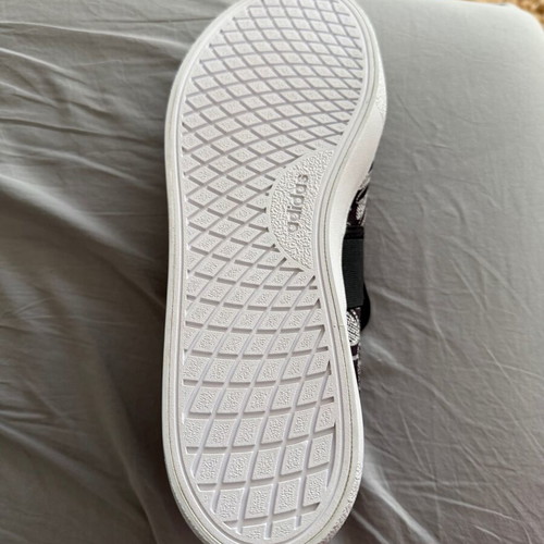 Adidas slip on shoes new, size 46, black and white