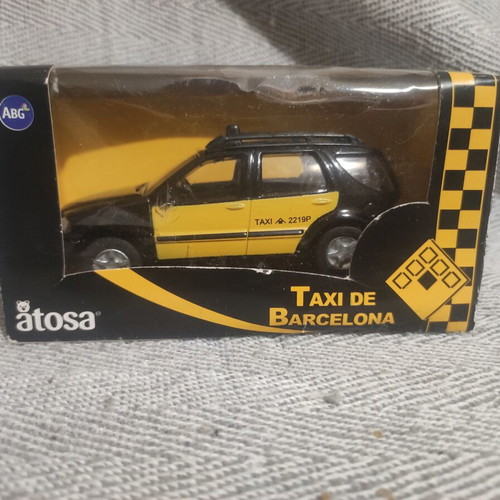 Metal miniature Taxi de Barcelona new