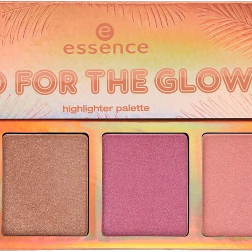 Essence Cosmetics Go For The Glow – 02 The Warms highlighter palette new