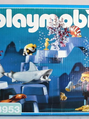 Playmobil 3953 Подводен свят с водолази и акула 1998 нов