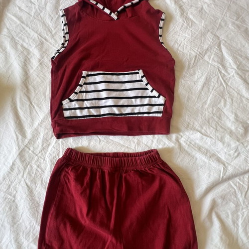 Set of shorts with vest and blouse for boy 12-18 months like new