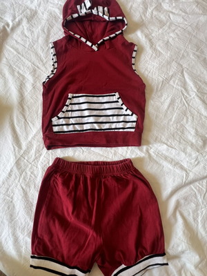 Set of shorts with vest and blouse for boy 12-18 months like new