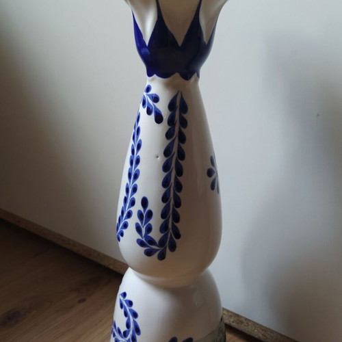 Clase Azul tequila bottle used, authentic Mexican porcelain 750ml