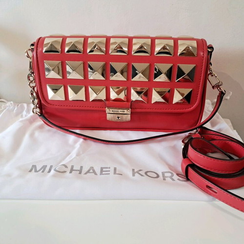 Michael Kors handbag new, red, 100% leather