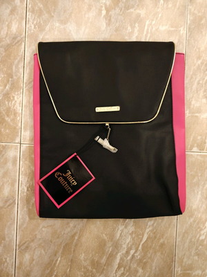 Juicy Couture backpack new, black with fuchsia
