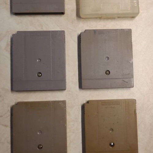 Nintendo Game Boy cartridges used, set of 5 games with case