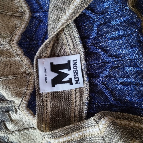 Missoni top used, sleeveless, long, size 40 IT, colorful