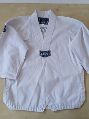 Taekwondo στολή Olympus Club drill μεταχειρισμένη, νούμερο S 150 εκ ύψος