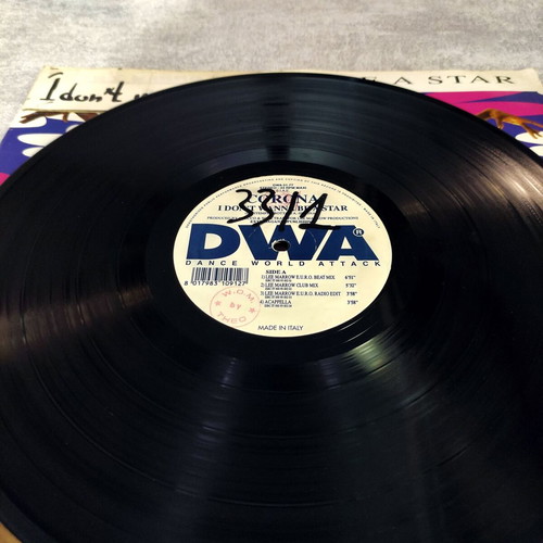 Corona I Don't Wanna Be A Star 12'' Vinyl Maxi Single used