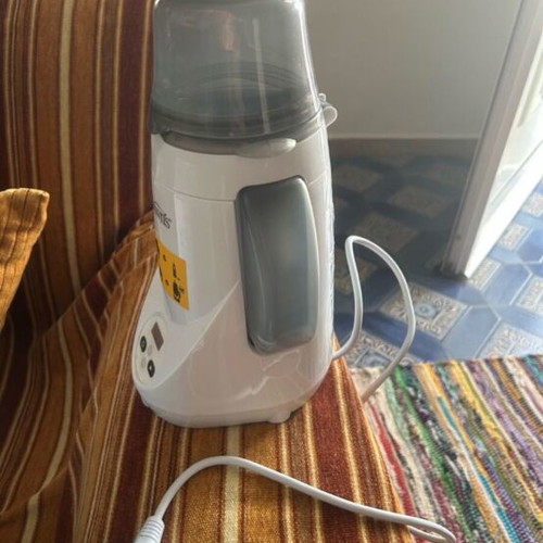 Dr. Brown's Bottle Warmer like new, white with gray lid