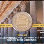 Νόμισμα 2 Ευρώ - Βέλγιο 2017 - 200 χρόνια από την ίδρυση του Πανεπιστημίου της Γάνδης (COIN CARD) Γαλλική έκδοση FR