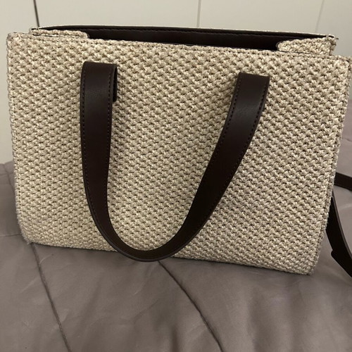 Twinset bag used, black and brown, with extra strap