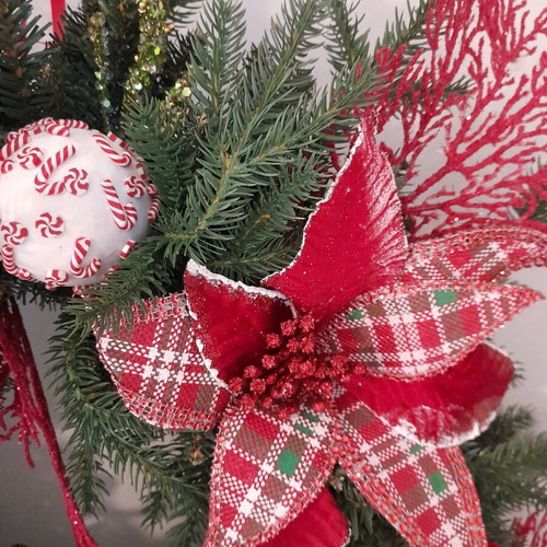 Christmas wreath new, handmade 65cm diameter