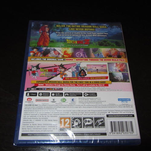 Dragon Ball Z: Kakarot Daima Edition PS5 game new sealed