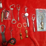 Keychains like new, assorted set