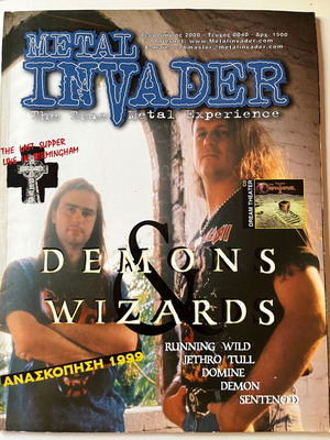 Metal Invader #40 used, February 2000, Demons & Wizards