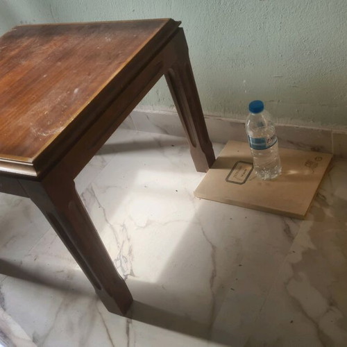 Wooden table 45×45 like new