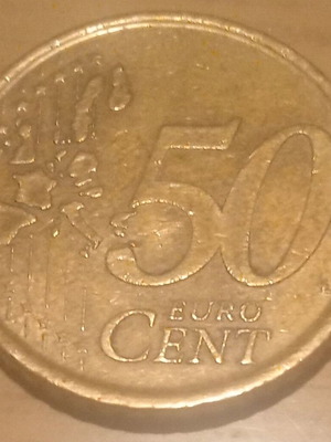 50 Cent Coin 2000 Spain AU Condition