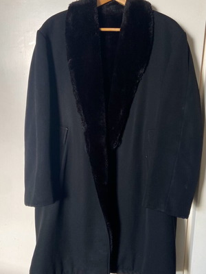 Man’s elegant and warm winter heavy overcoat