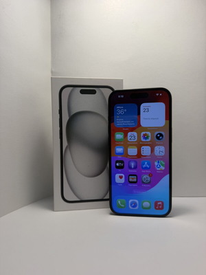 Apple iPhone 15 128GB Black with 100% Battery Health