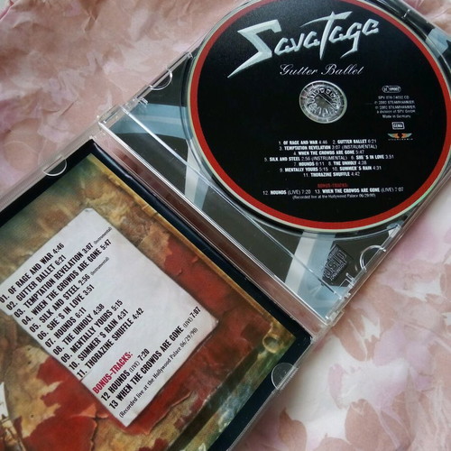 Savatage Gutter Ballet CD like new, metal