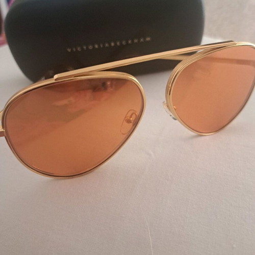 Victoria Beckham sunglasses like new, orange and gold