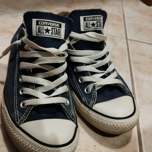 Converse All Star athletic shoes like new, navy blue, size 41