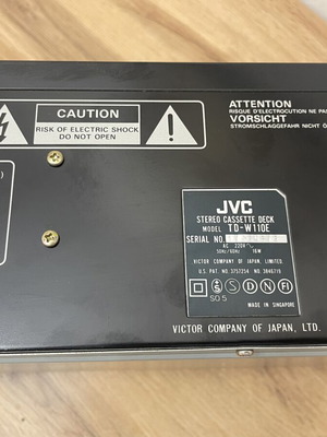 JVC TD-W110 Στερεοφωνικό Διπλό Κασετόφωνο σαν καινούργιο