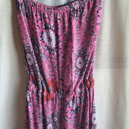 Twenty 29 Strapless Maxi Dress Mandala Summer Rayon S like new
