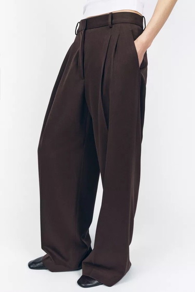 Zara brown trousers-pants / Zara καφέ παντελόνι