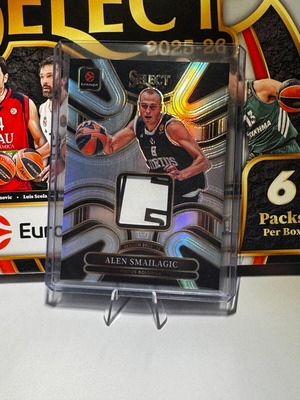 2025-26 Panini Select Euroleague Alen Smailagic Silver Patch карта нова