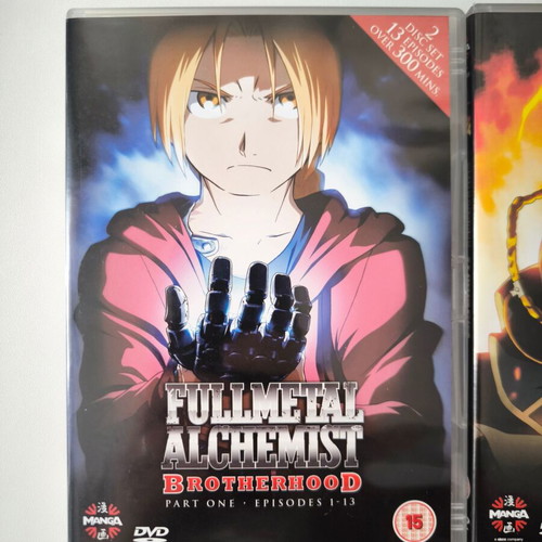 Fullmetal Alchemist Brotherhood DVD complete series near mint condition