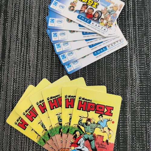 12 phone cards the little HERO
