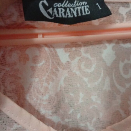 Blouse with short sleeves used, multicolor, size S