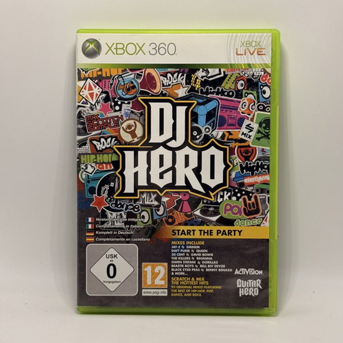 DJ Hero Xbox 360 used action adventure game