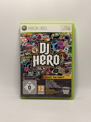 DJ Hero Xbox 360 used action adventure game