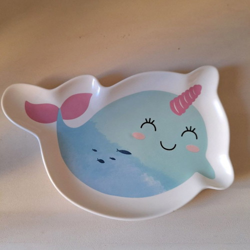 Ceramic children's plate new 25×16 cm with packaging