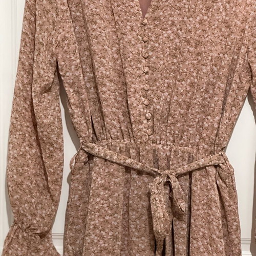 Funky Buddha dress with flowers new, size S, pink