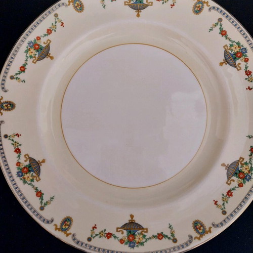 Antique Johnson Bros The Adam set of 2 serving plates, England